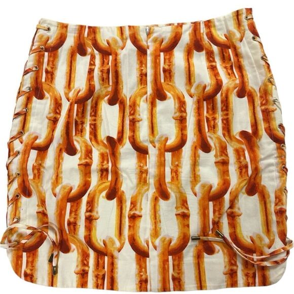 Etcetera Chain  Skirt w/ side ties - Picture 1 of 4